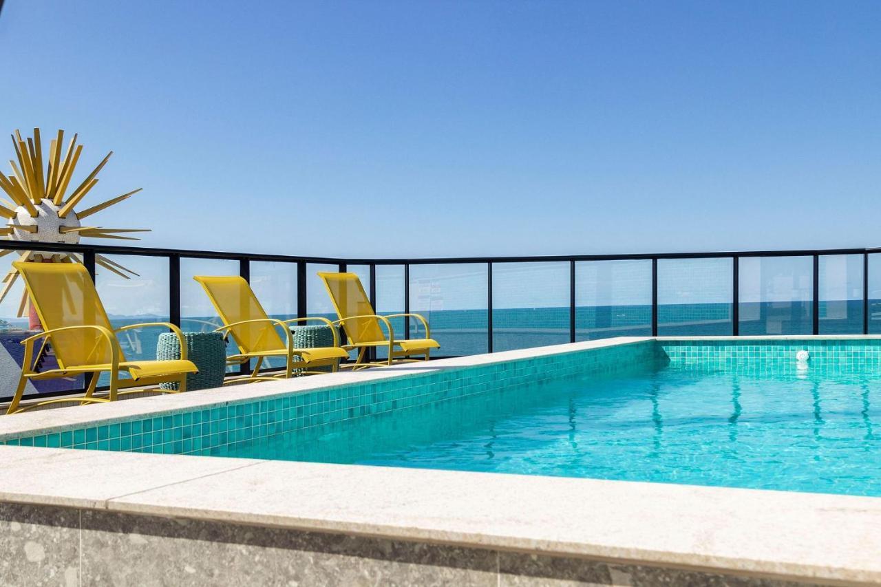 Aion Suites 205 - Lindo Apartamento Com Vista Para O Mar, A 60M Da Praia De Bombinhas, Com Piscina E Academia No Rooftop. Luaran gambar